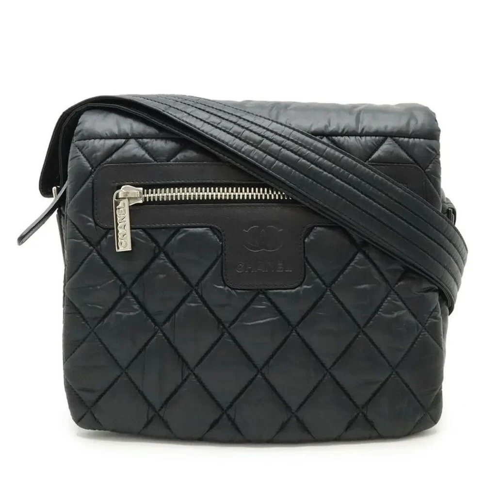 Chanel Leather Cocoon Matelasse Small Messenger Bag